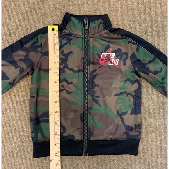 Nike Air Jordan Camo Zip-Up Toddler 18M Track Warmup Windbreaker - Picture 4 of 8
